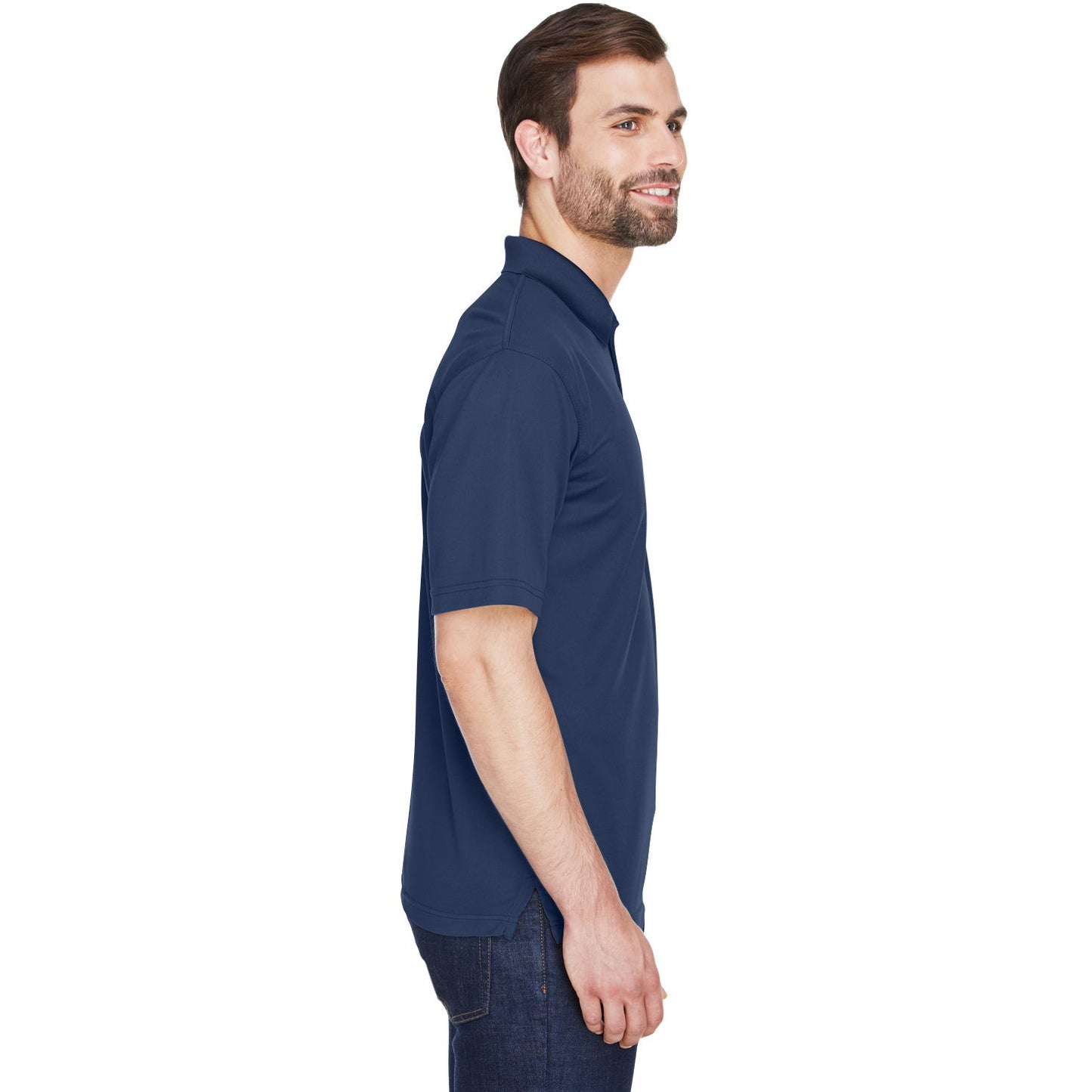 Black Polo Shirts - UltraClub - Cool Fabric