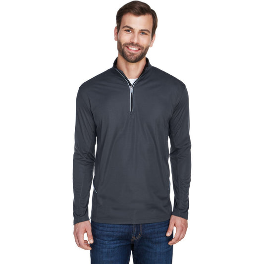 Black Sweatshirts - UltraClub - Lightweight Quarter-Zip