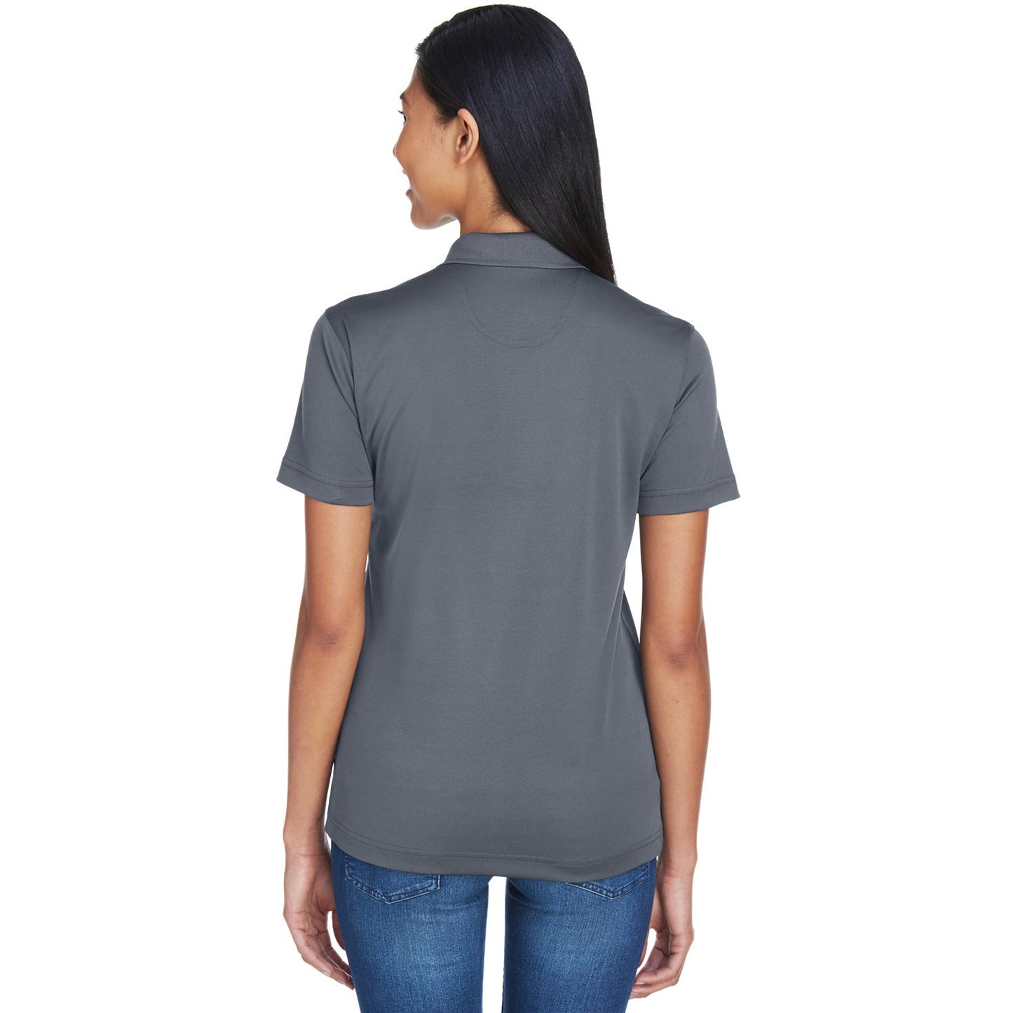 Black Polo Shirt - UltraClub - Moisture-Wicking