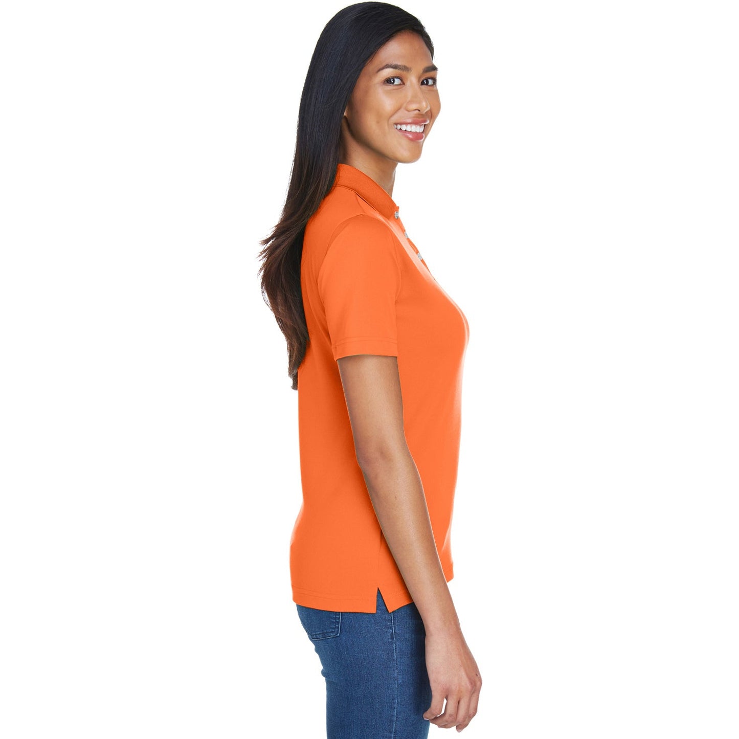 Black Polo Shirt - UltraClub - Moisture-Wicking