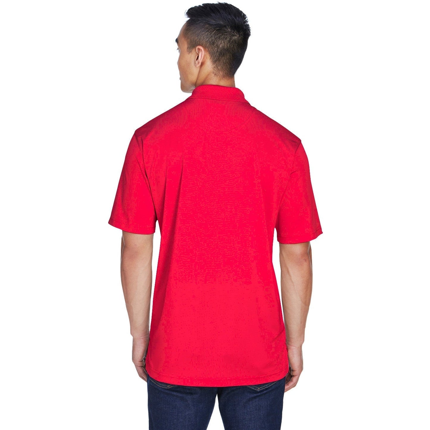 Black Polo Shirt - UltraClub - Moisture-Wicking Fabric