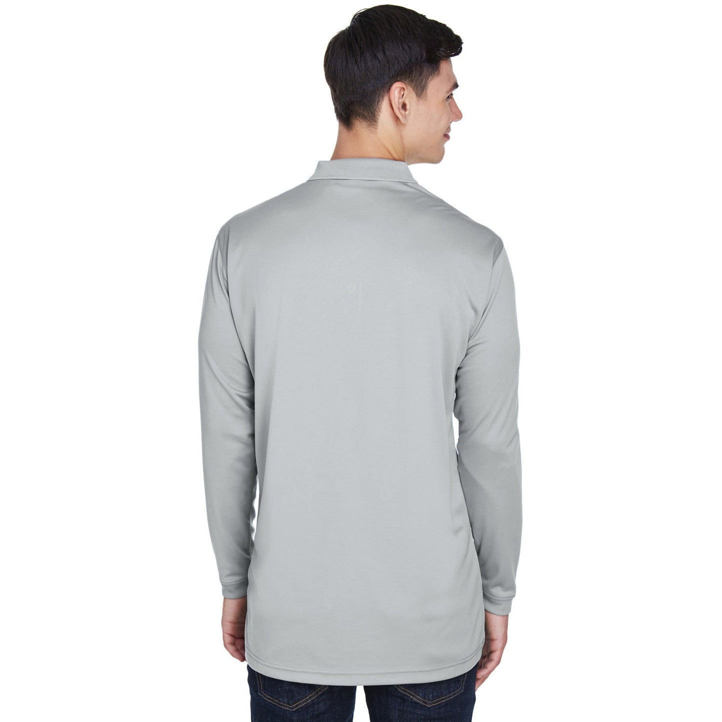 Black Polo Shirt - UltraClub - Moisture-Wicking