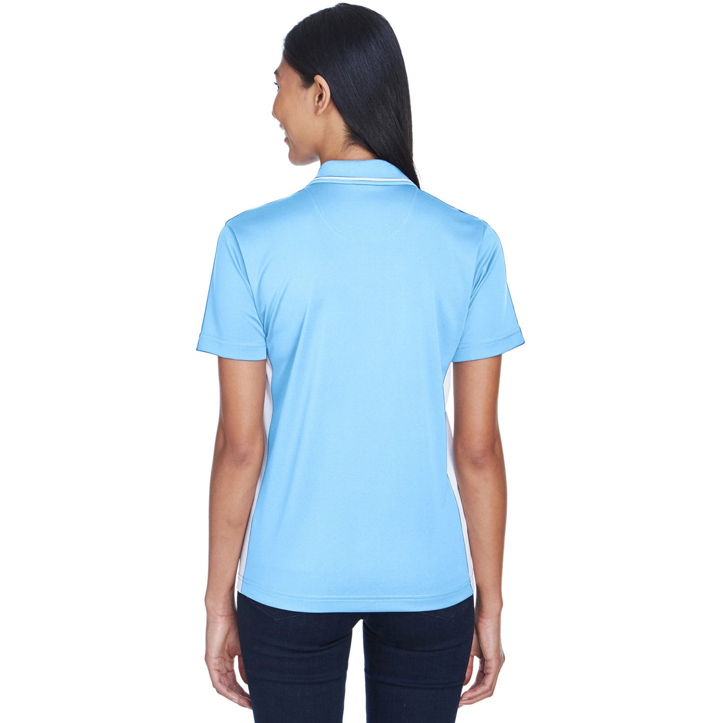 Black/Red Polo Shirt - UltraClub - Moisture-Wicking