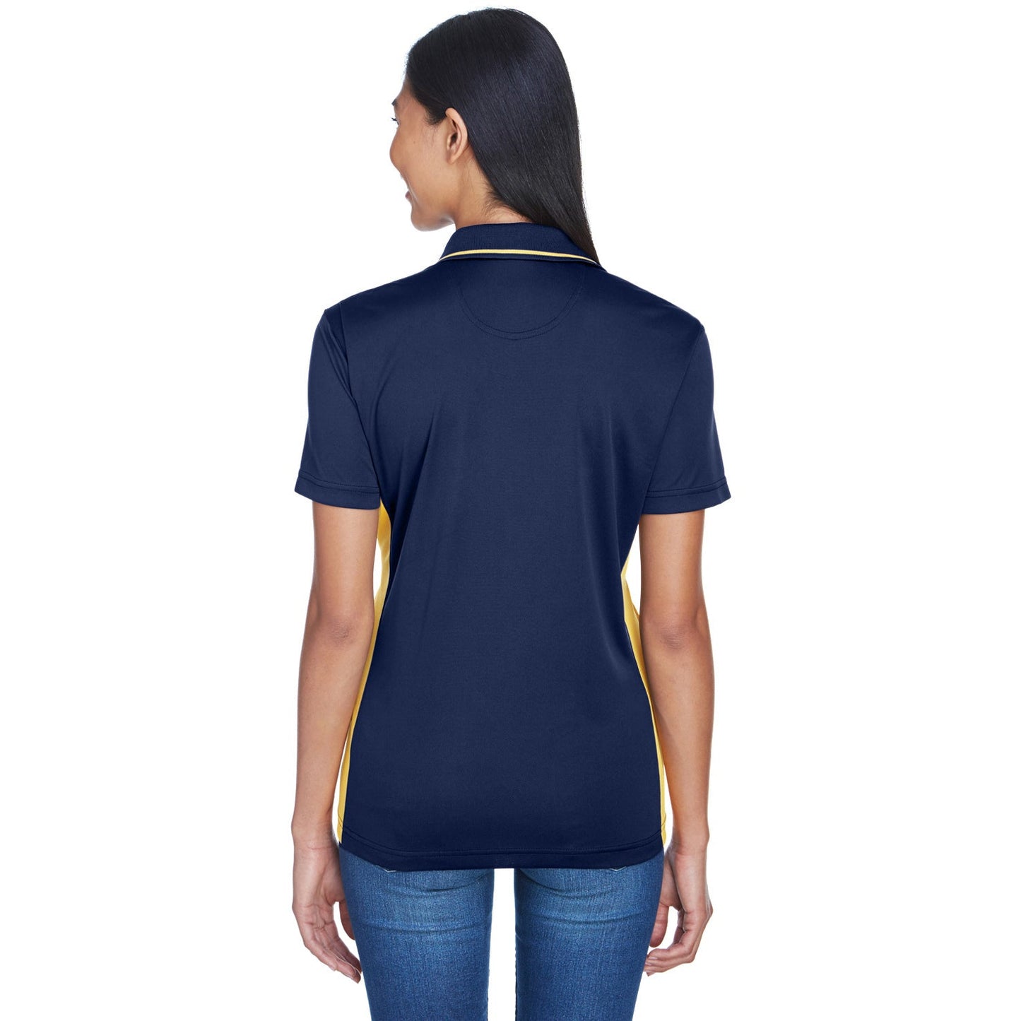 Black/Red Polo Shirt - UltraClub - Moisture-Wicking