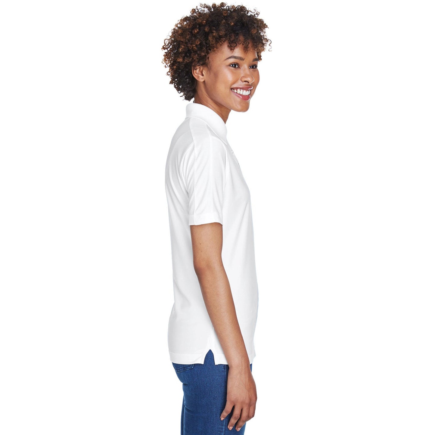 Black Polo Shirt - UltraClub - Cool & Dry Fabric