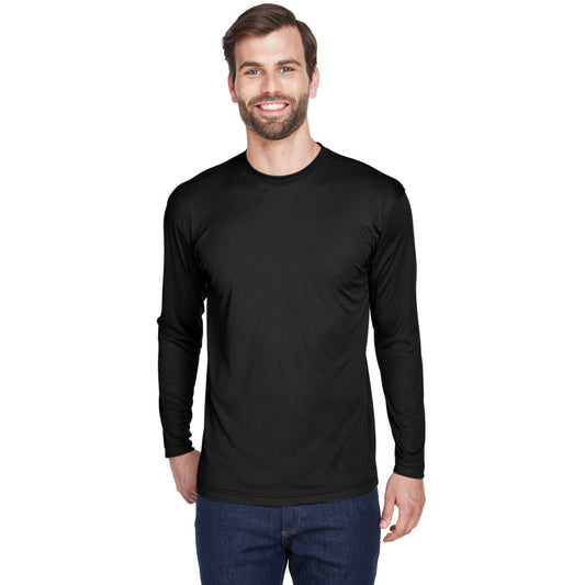 Black T-Shirts - UltraClub - Moisture-Wicking Fabric