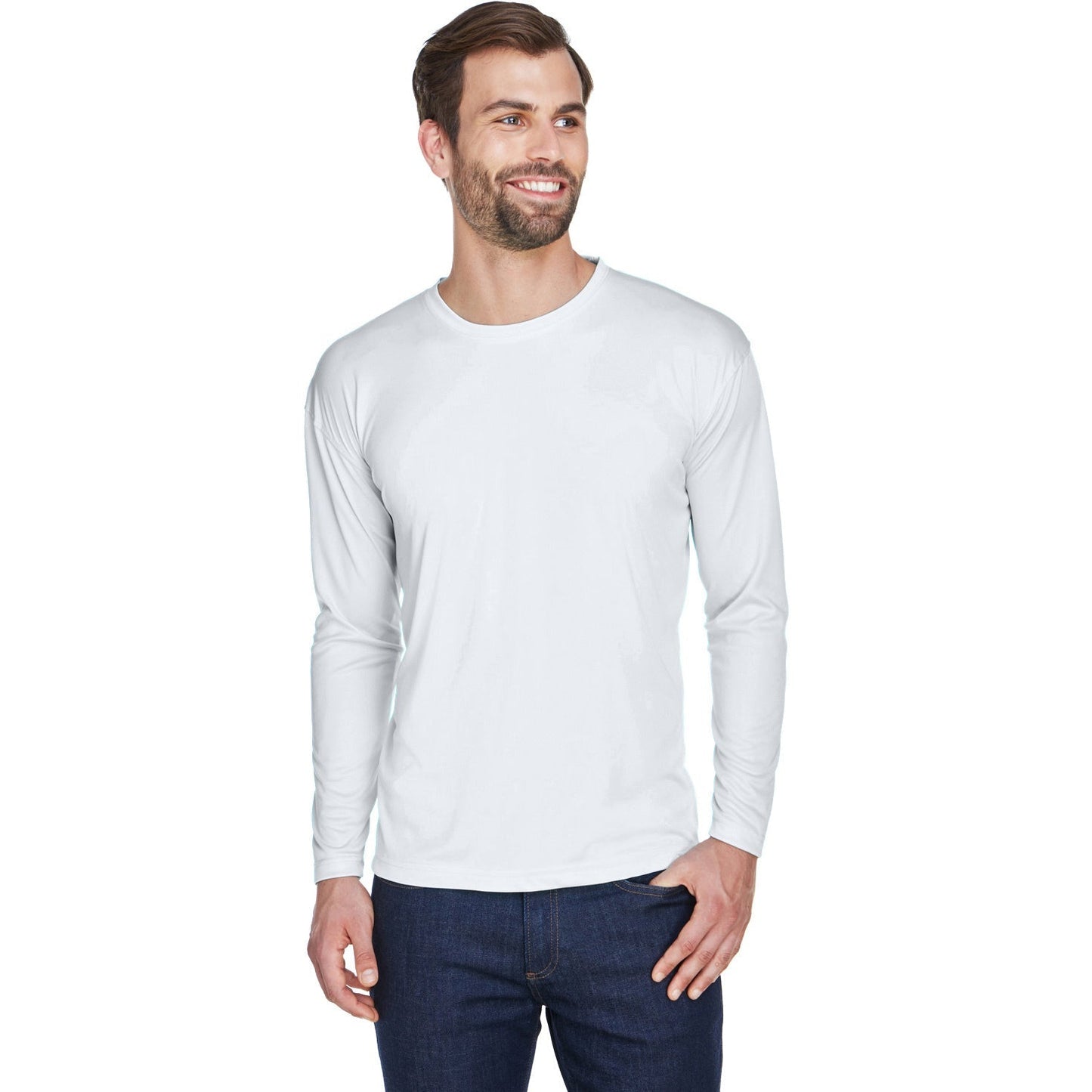 Black T-Shirts - UltraClub - Moisture-Wicking Fabric