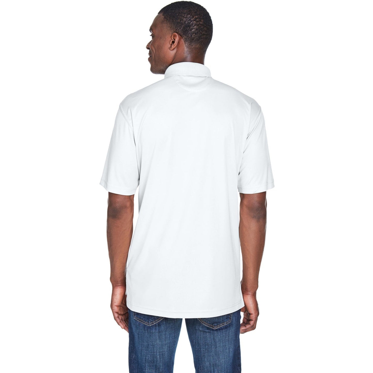 Black Polo Shirt - UltraClub - Cool Dry Fabric