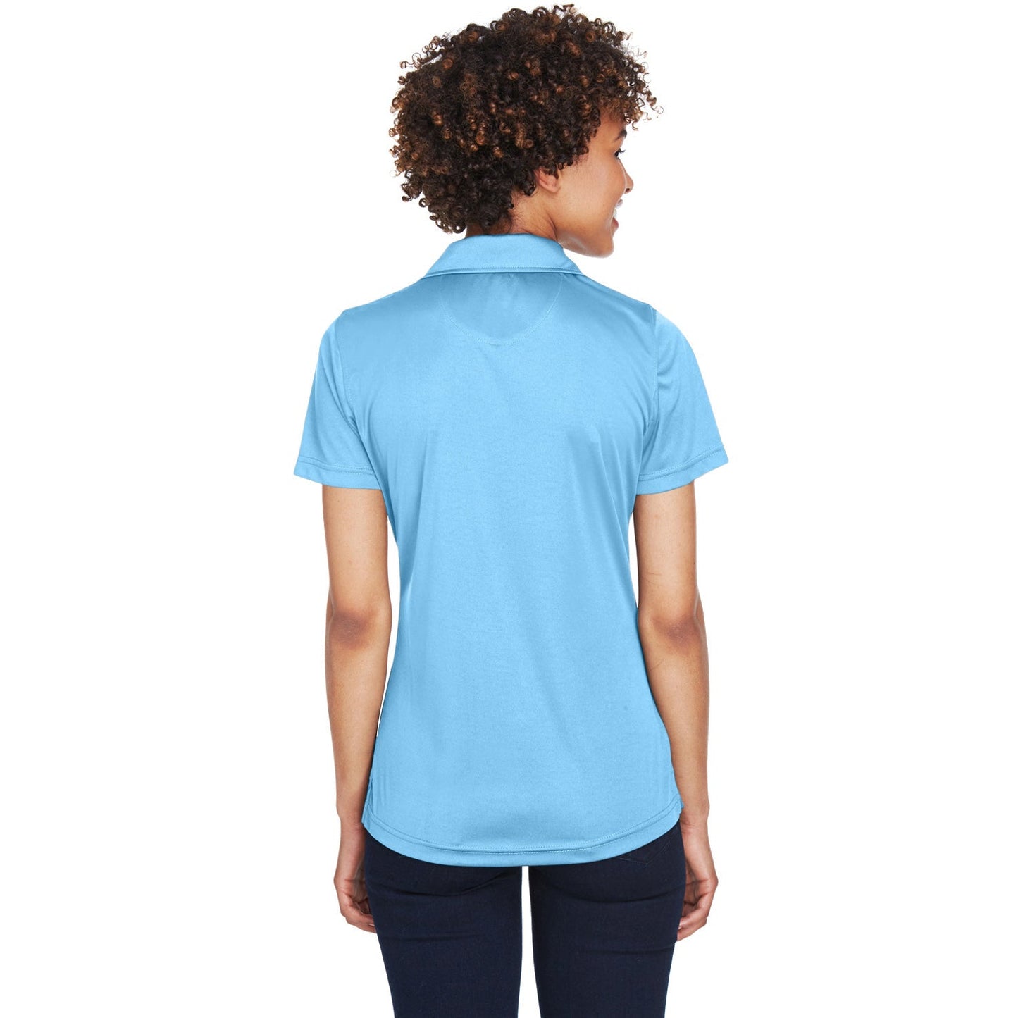 Black Polo Shirt - UltraClub - Moisture-Wicking