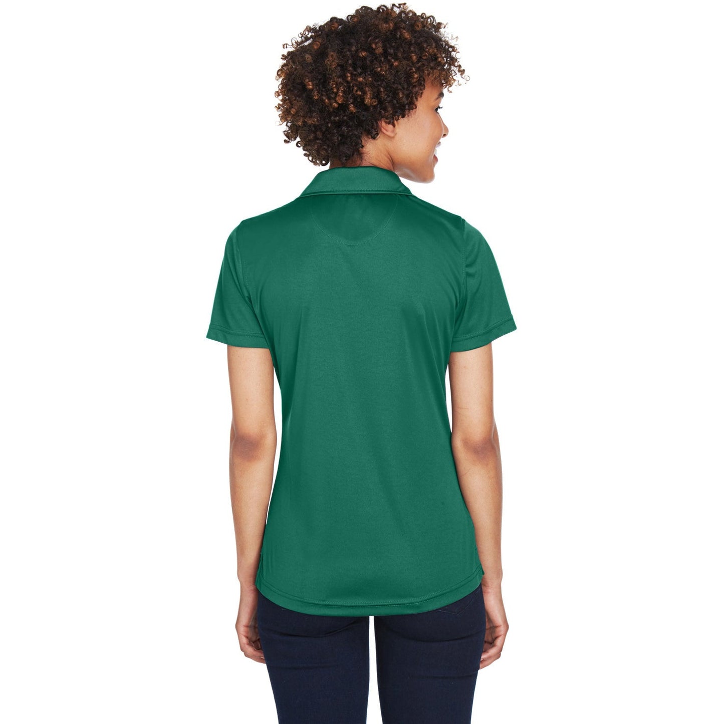 Black Polo Shirt - UltraClub - Moisture-Wicking