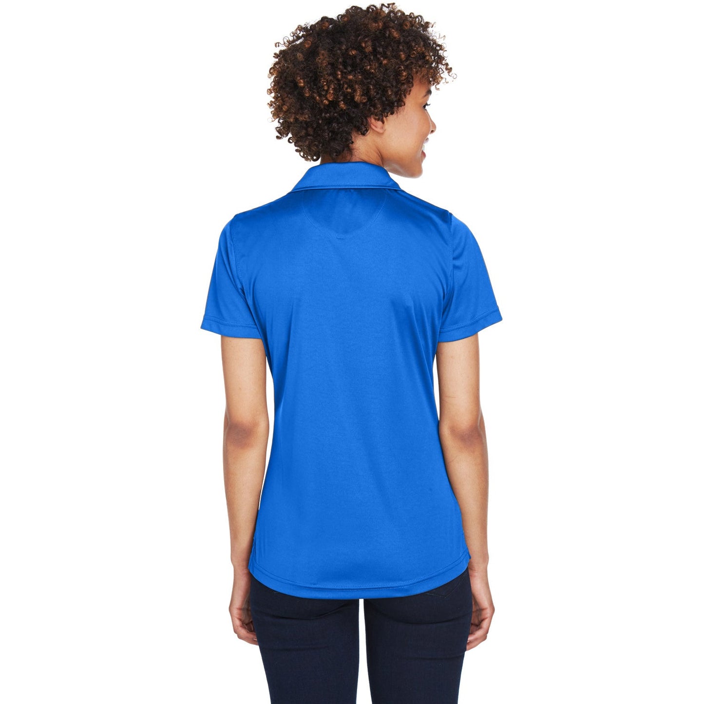 Black Polo Shirt - UltraClub - Moisture-Wicking
