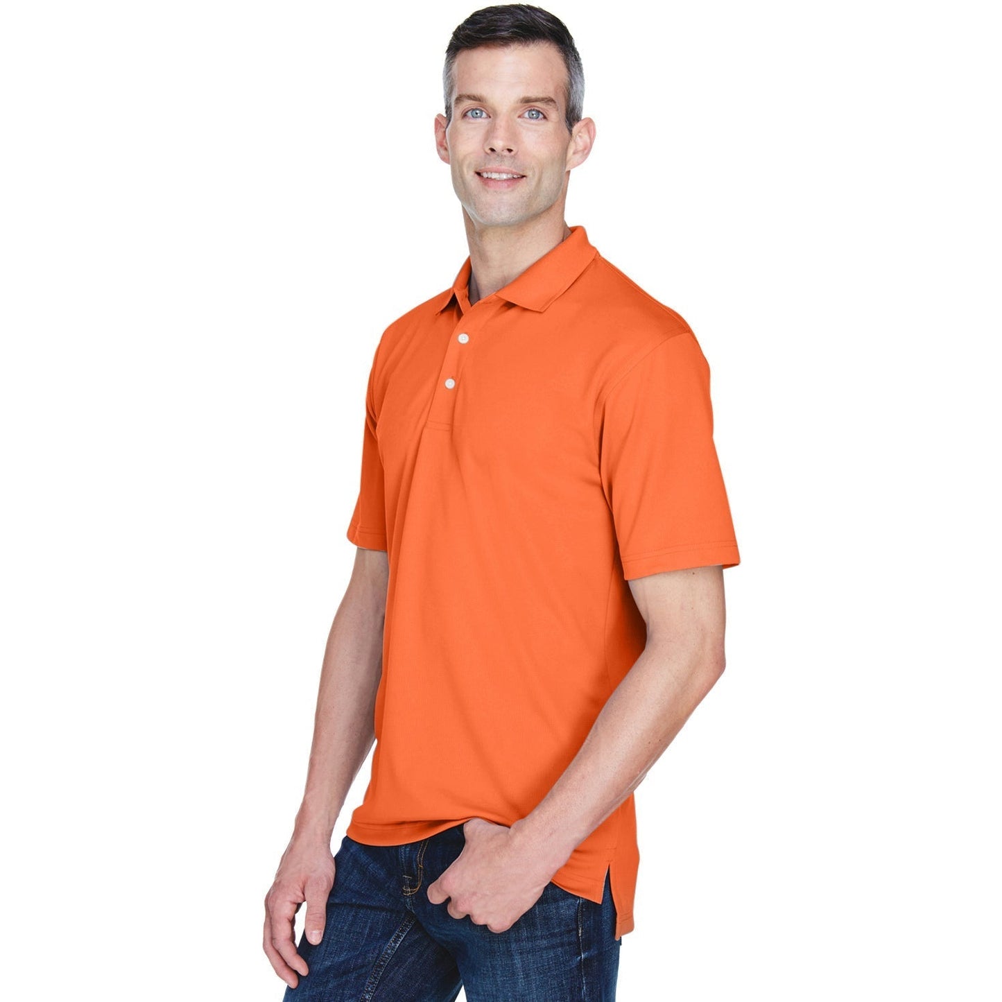 Black Polo Shirt - UltraClub - Cool & Dry Performance