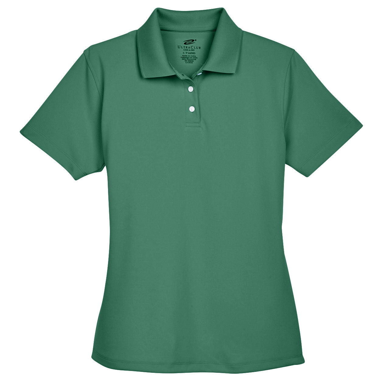 Black Polo Shirt - UltraClub - Moisture-Wicking Quality
