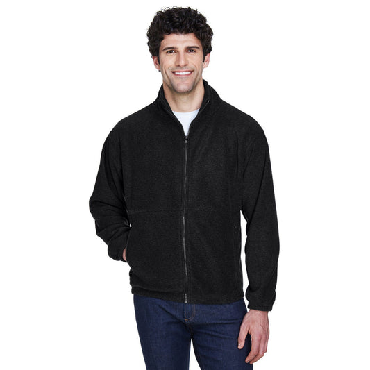 Black Jackets - UltraClub - Warm Fleece Fabric