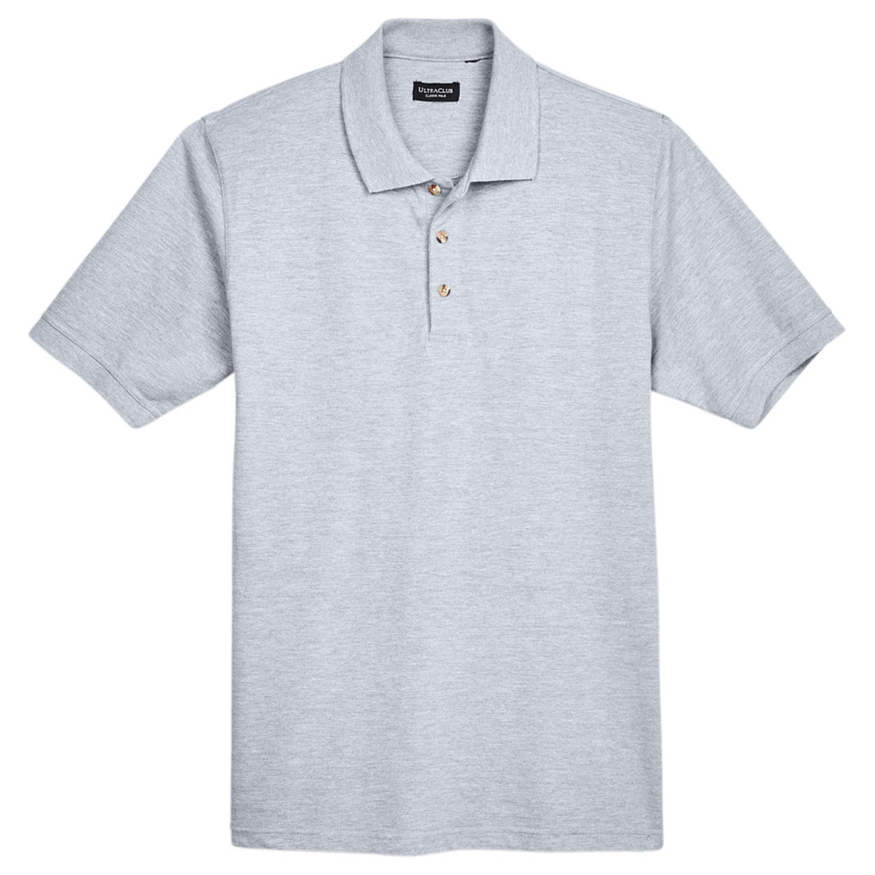 Black Polo Shirt - UltraClub - Classic Fit