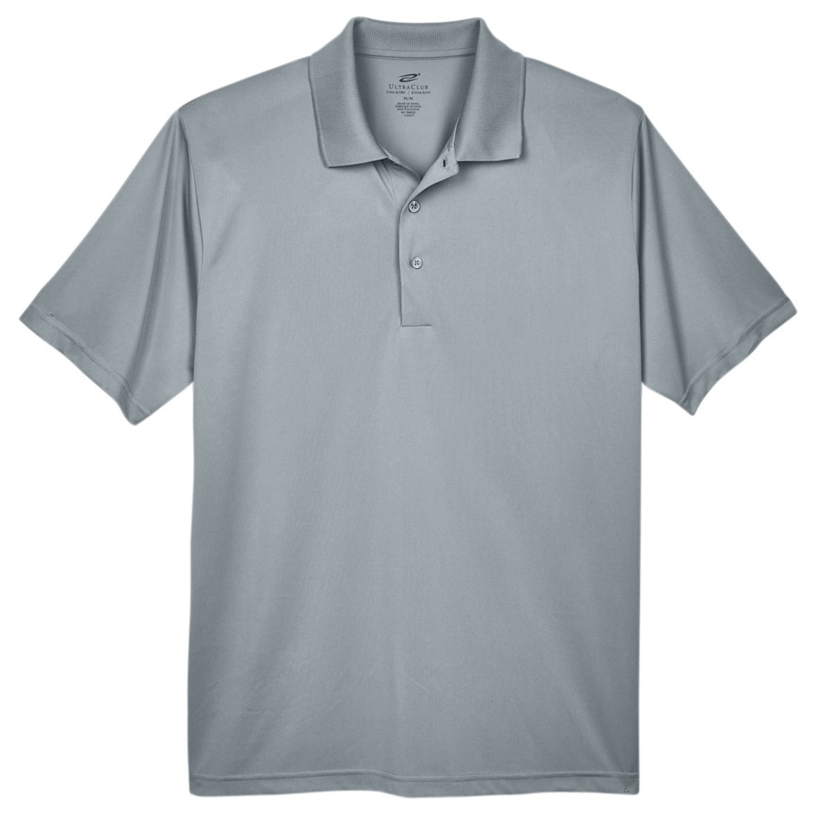 Black Polo Shirt - UltraClub - Moisture-Wicking