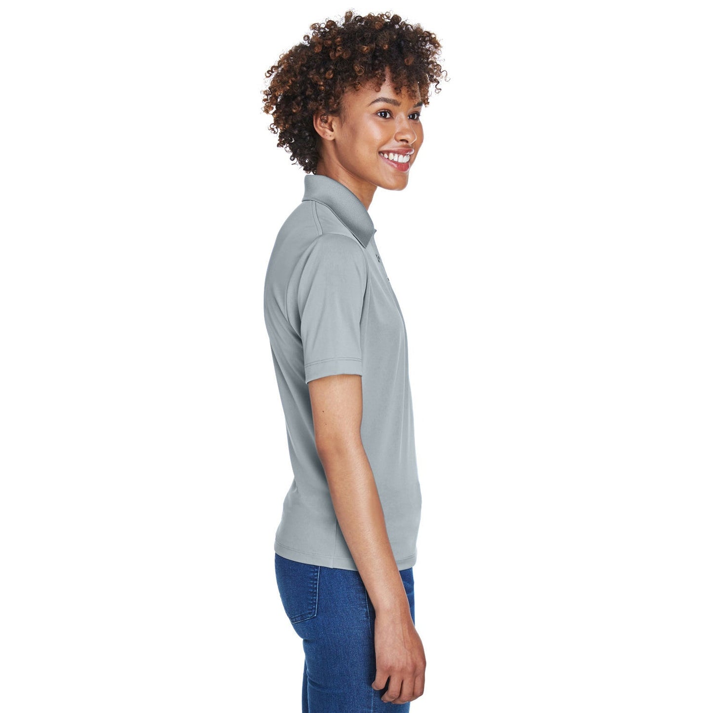 Black Polo Shirt - UltraClub - Moisture-Wicking