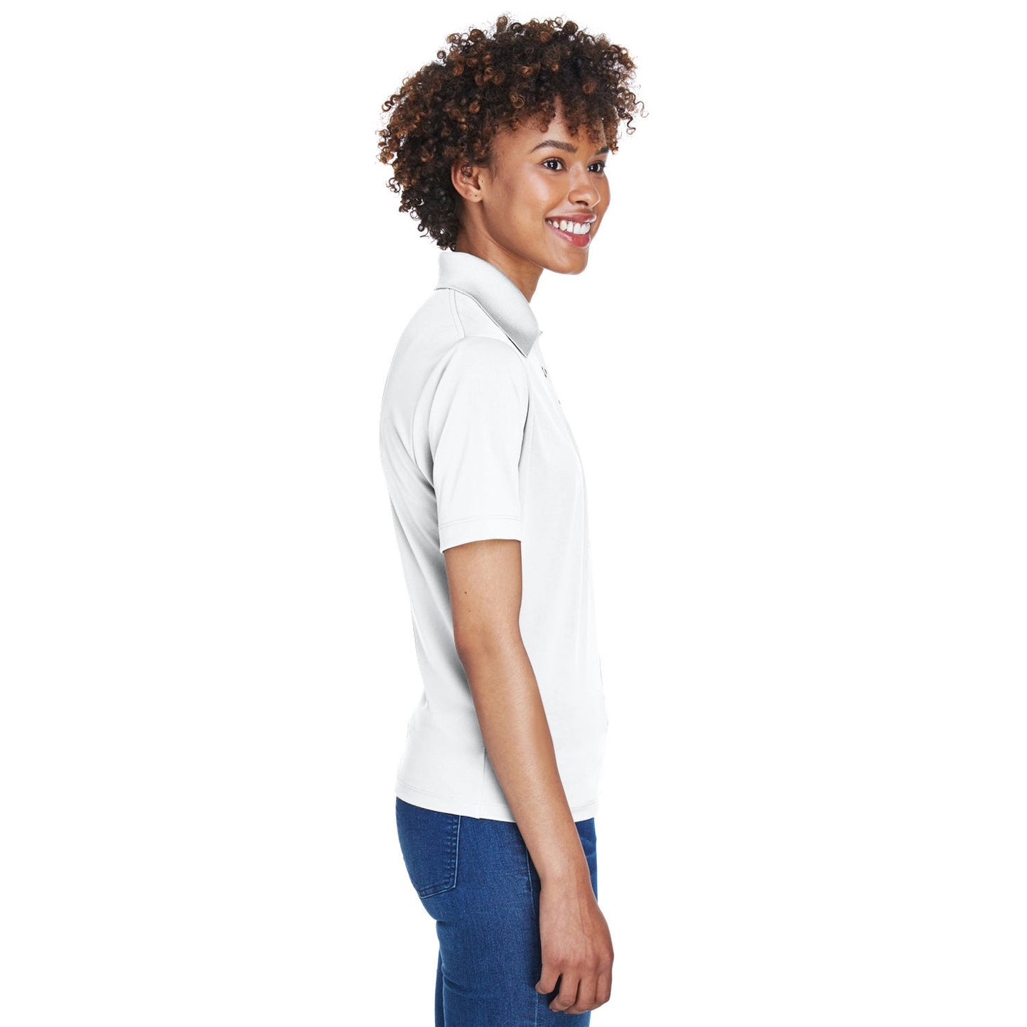 Black Polo Shirt - UltraClub - Moisture-Wicking