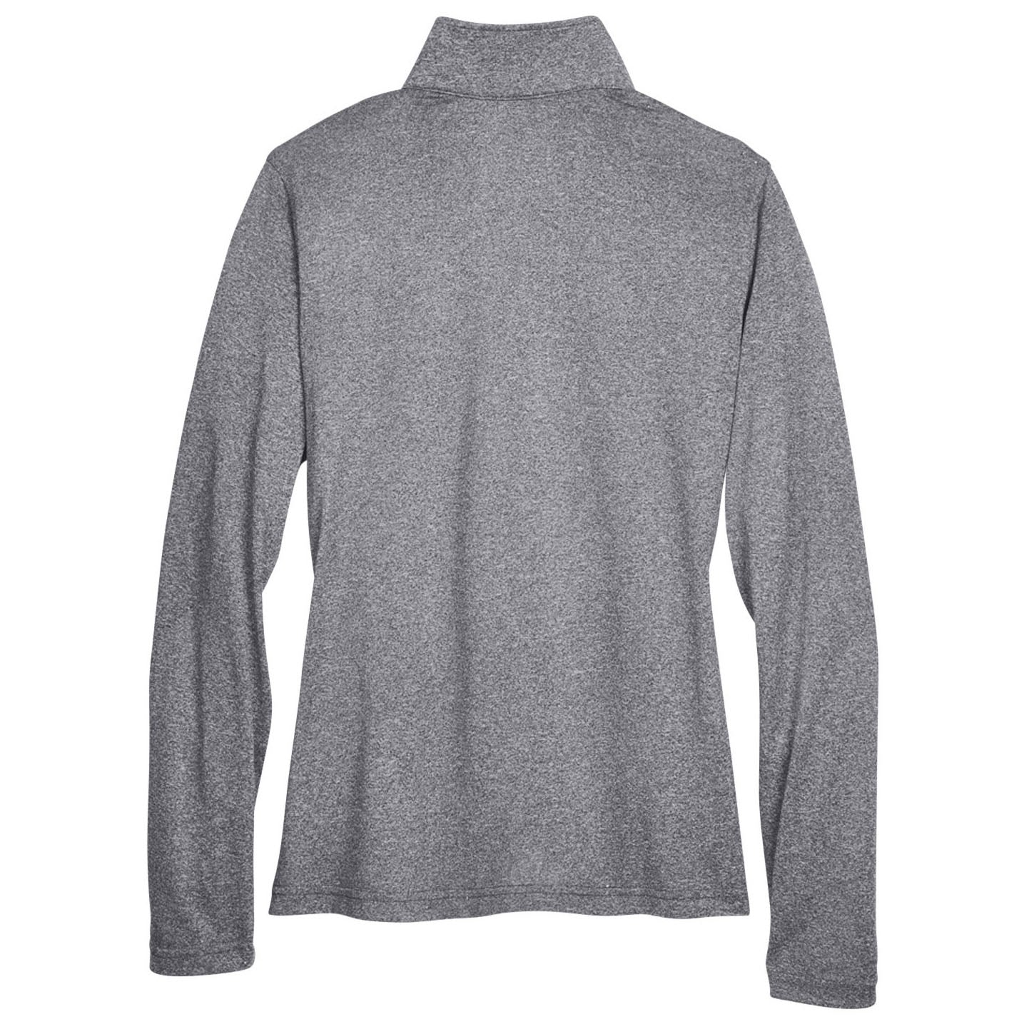 Black Heather Sweatshirt - UltraClub - Moisture Wicking