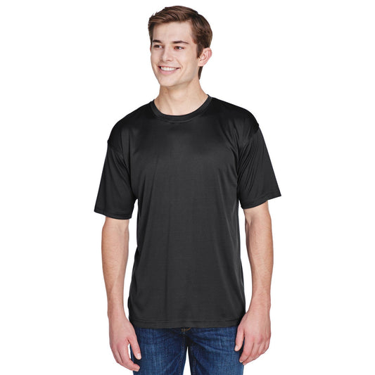 Black T-Shirts - UltraClub - Moisture-Wicking Performance