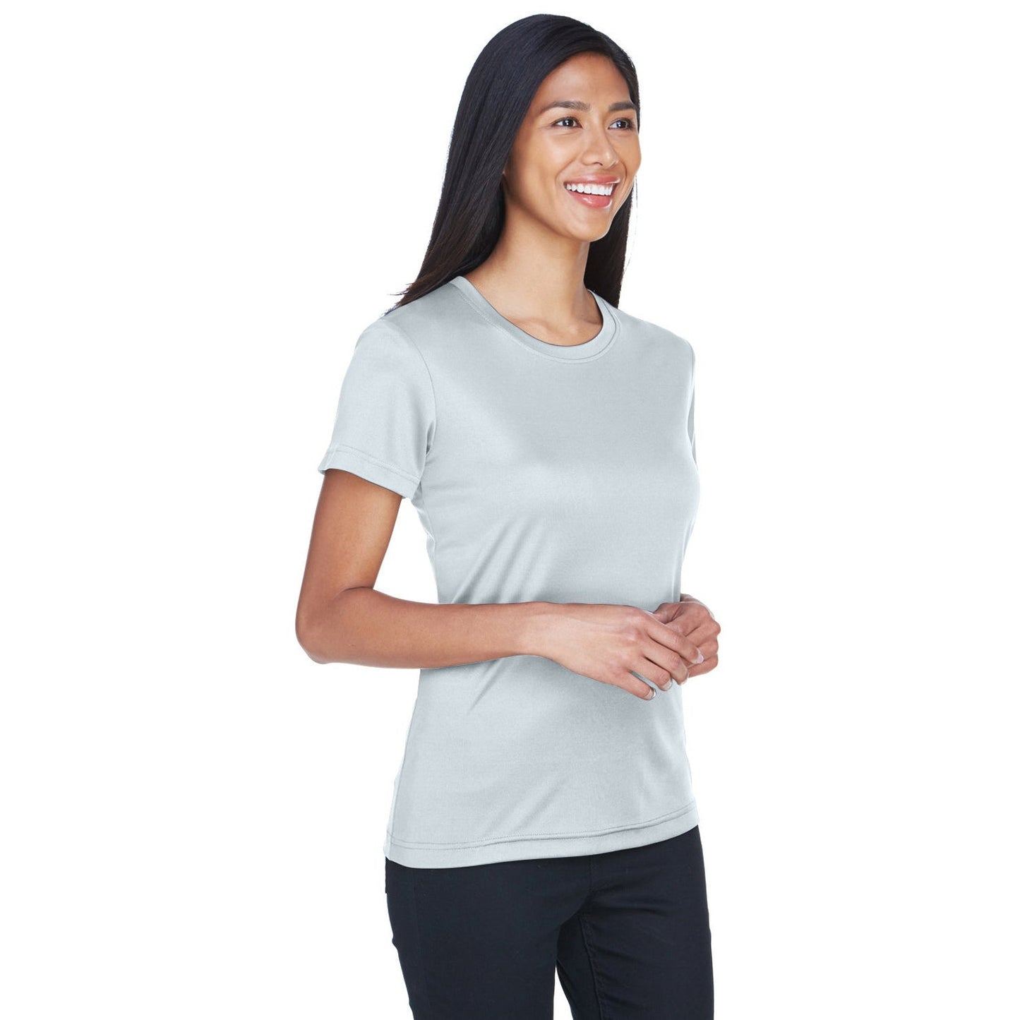Black T-Shirts - UltraClub - Lightweight Performance