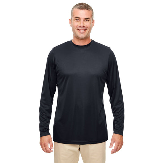 Black T-Shirts - UltraClub - Moisture-Wicking Fabric