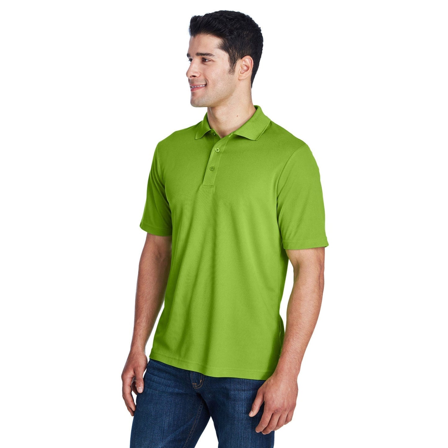Black Polo Shirt - Core 365 - Performance Pique