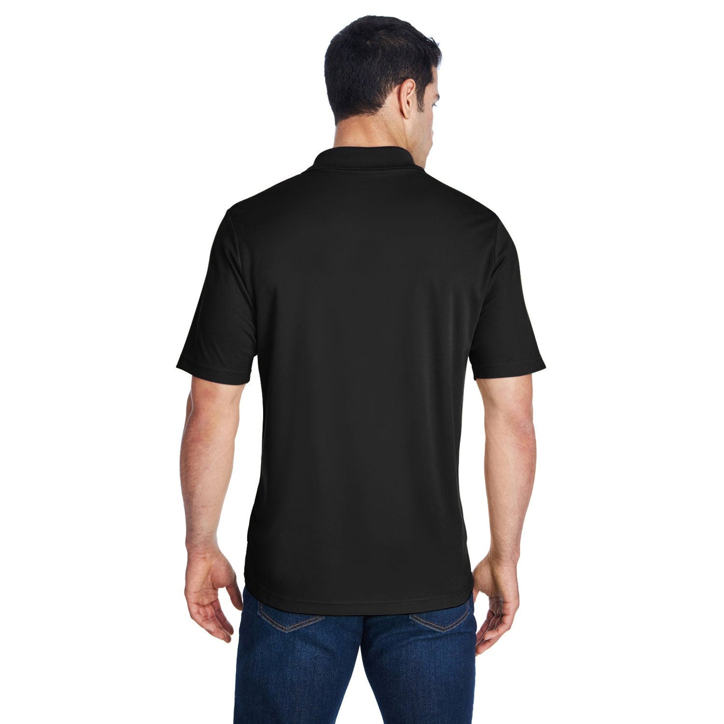 Black Polo Shirt - Core 365 - Performance Pique