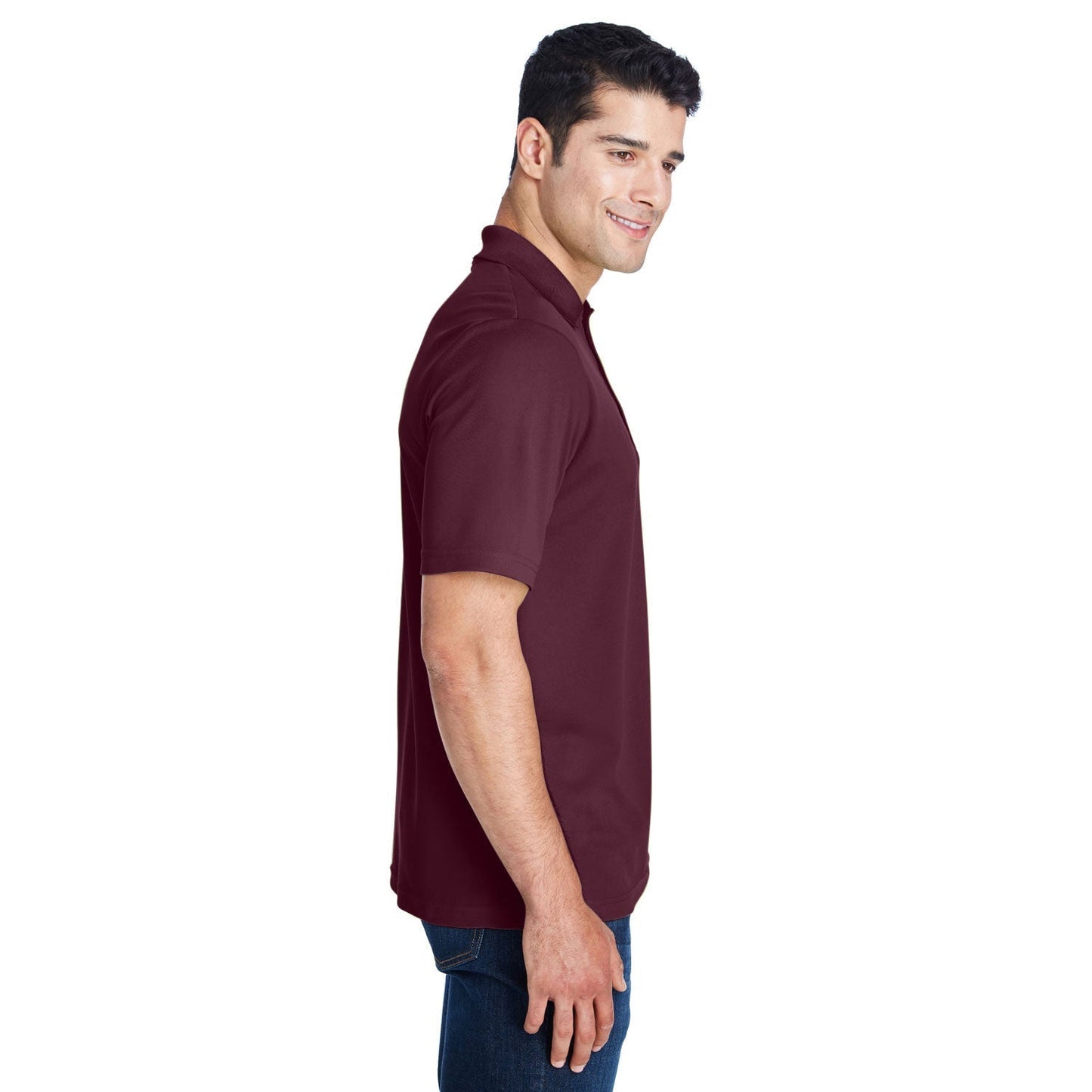 Black Polo Shirt - Core 365 - Performance Pique