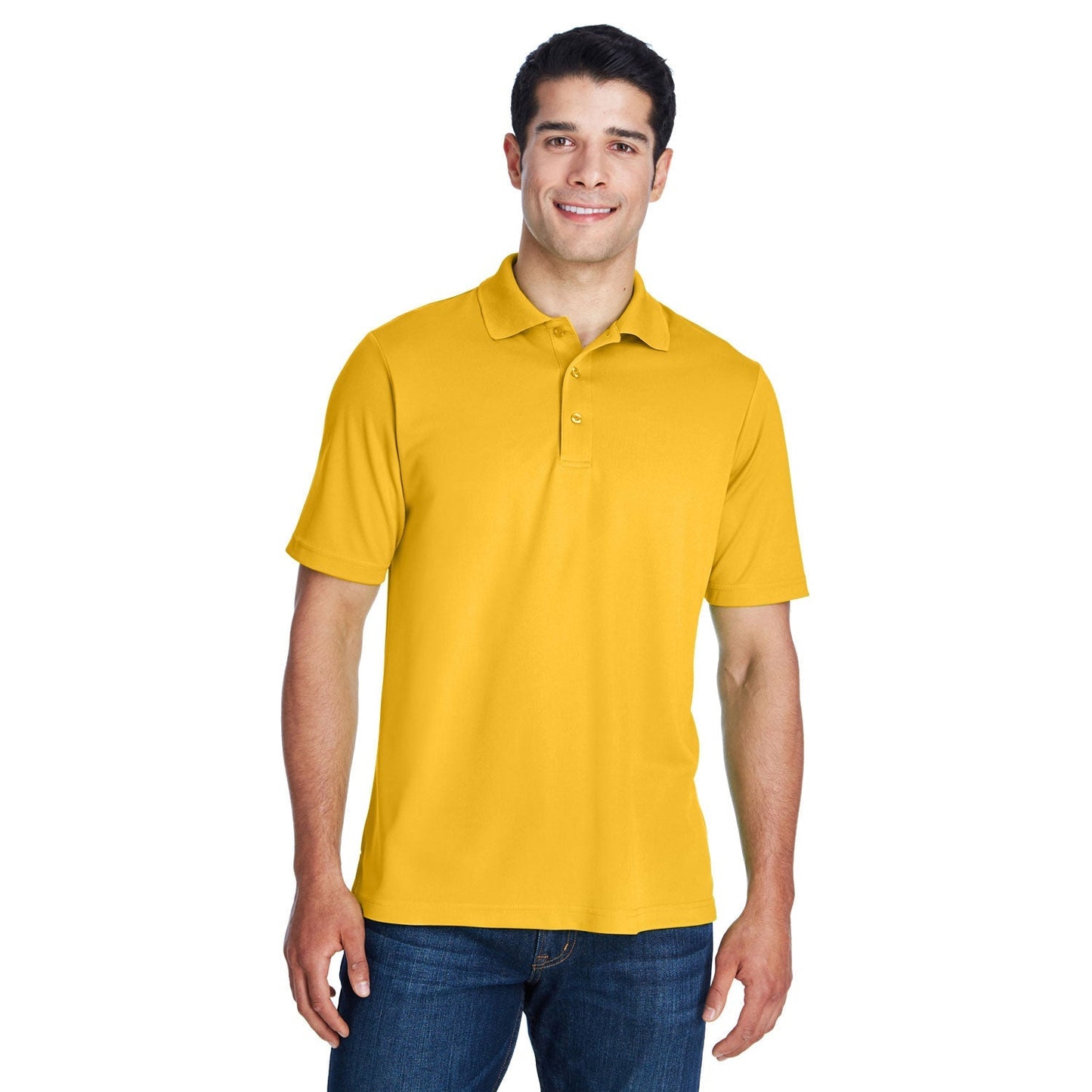 Black Polo Shirt - Core 365 - Performance Pique