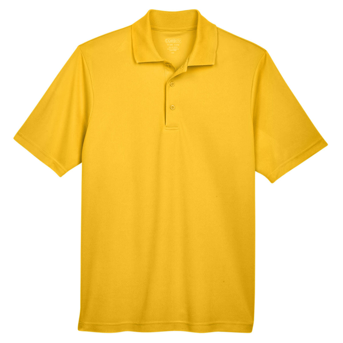 Black Polo Shirt - Core 365 - Performance Pique