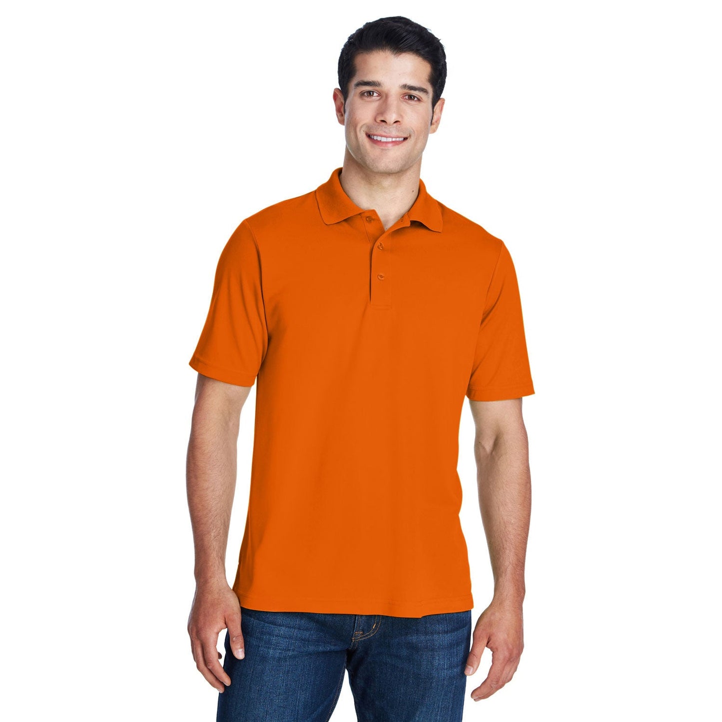 Black Polo Shirt - Core 365 - Performance Pique