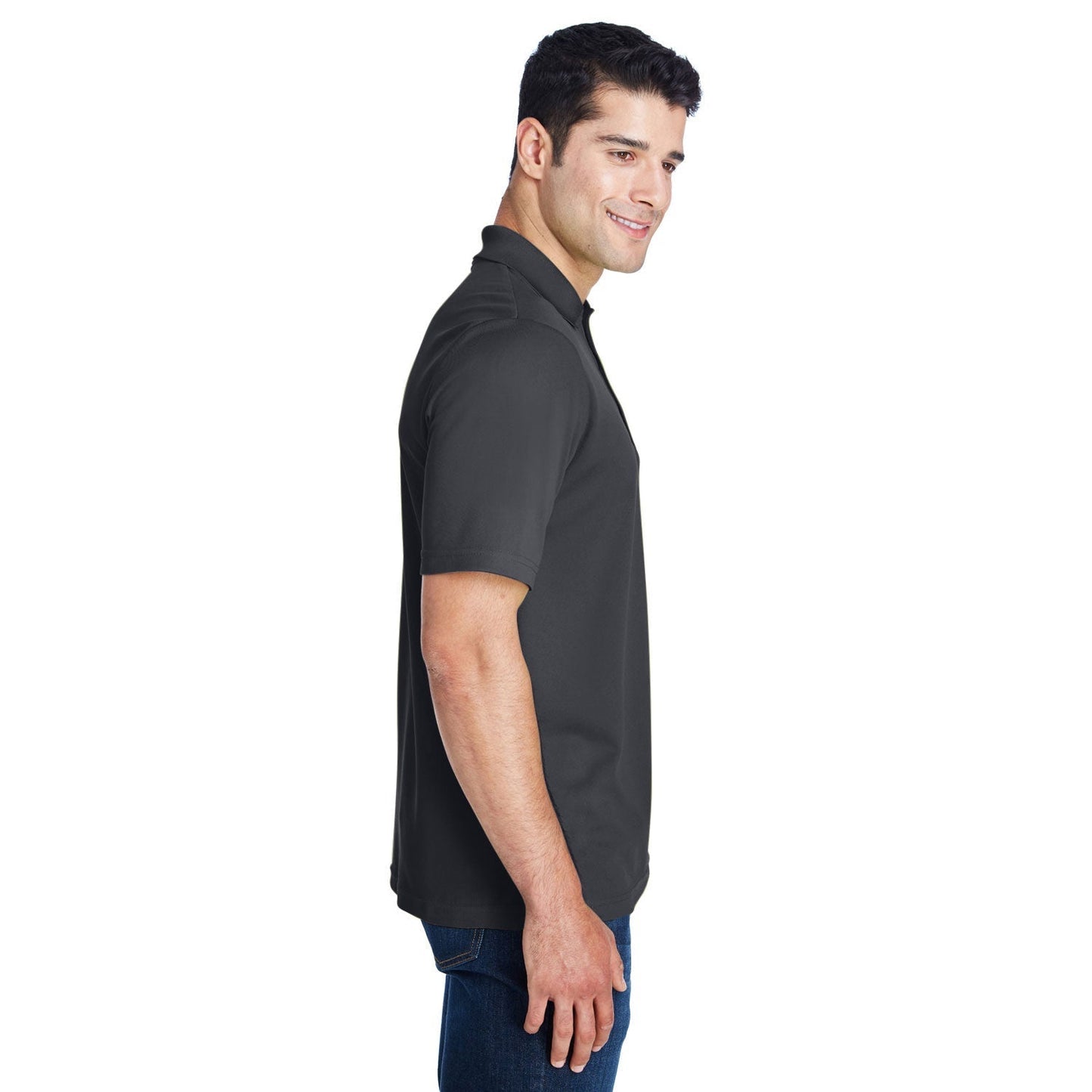 Black Polo Shirt - Core 365 - Performance Pique