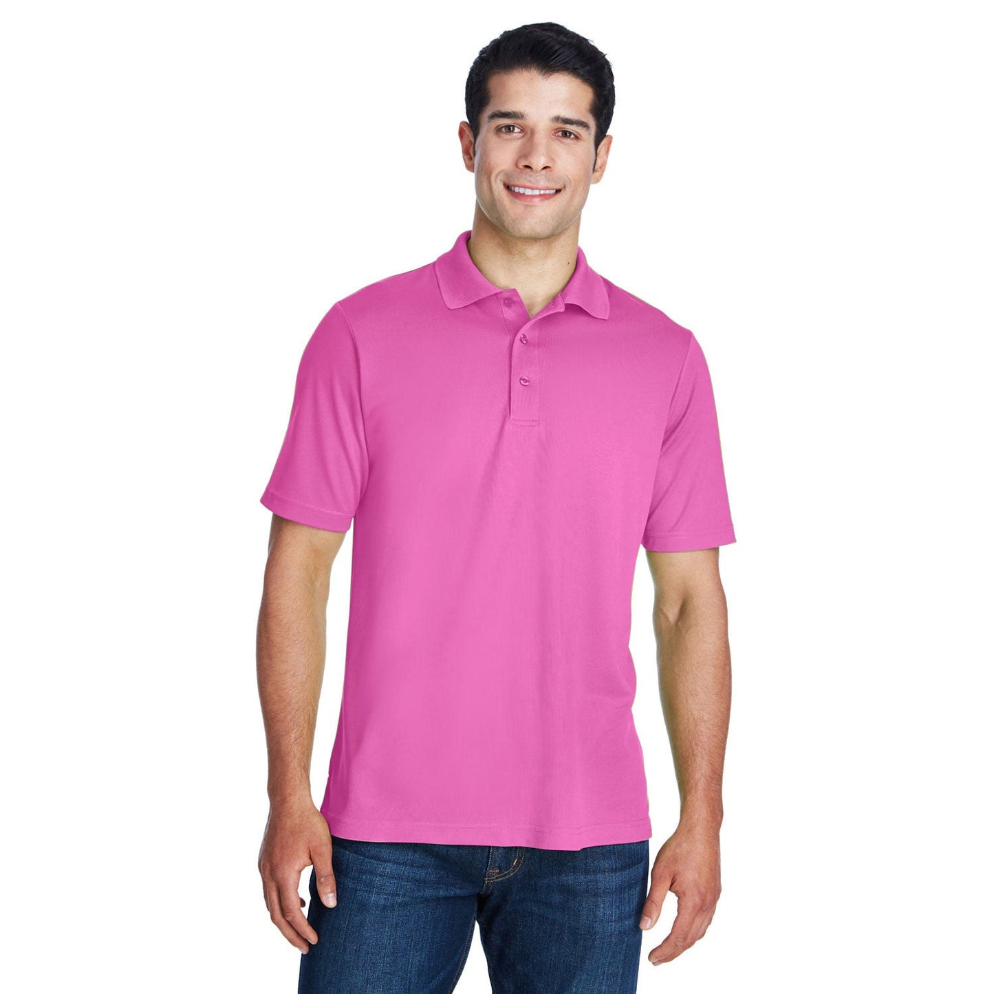 Black Polo Shirt - Core 365 - Performance Pique