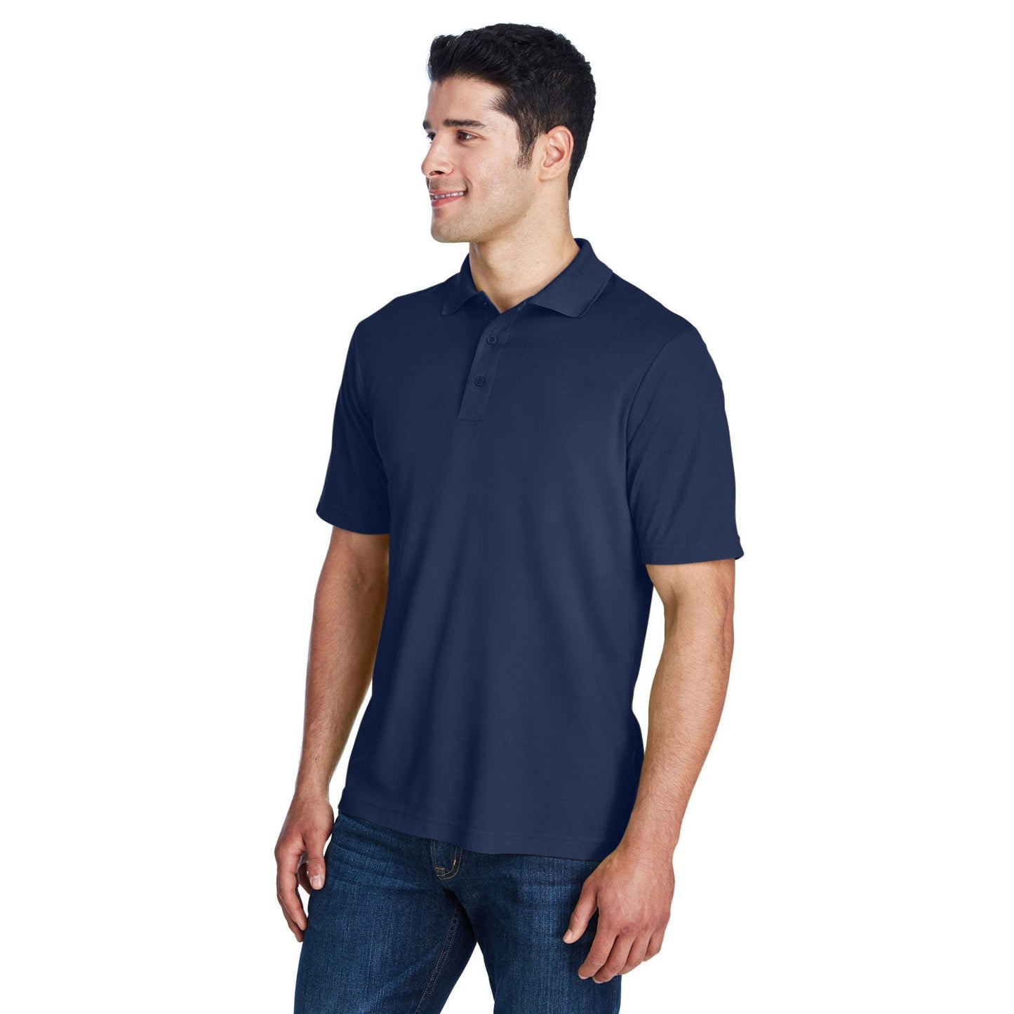 Black Polo Shirt - Core 365 - Performance Pique