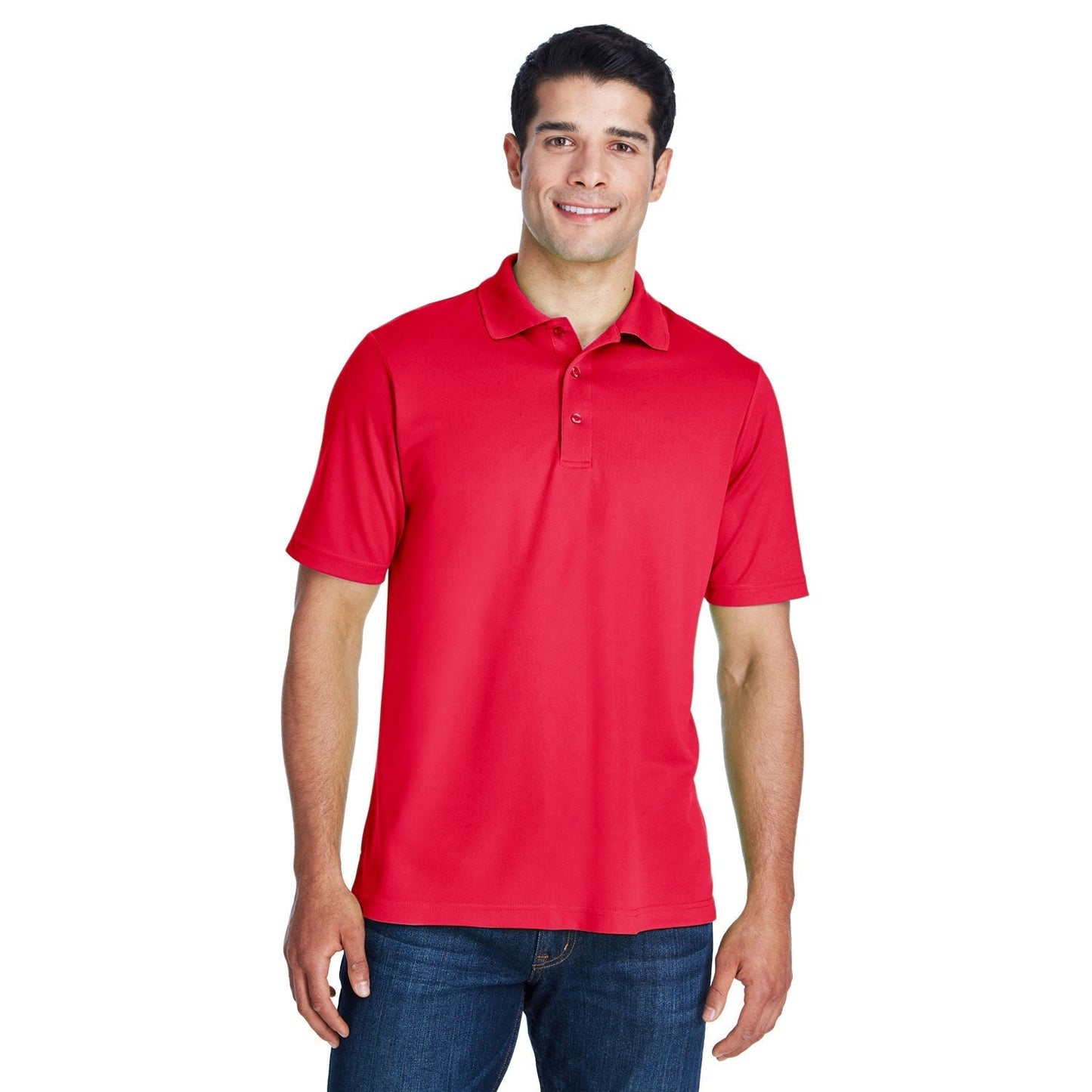 Black Polo Shirt - Core 365 - Performance Pique