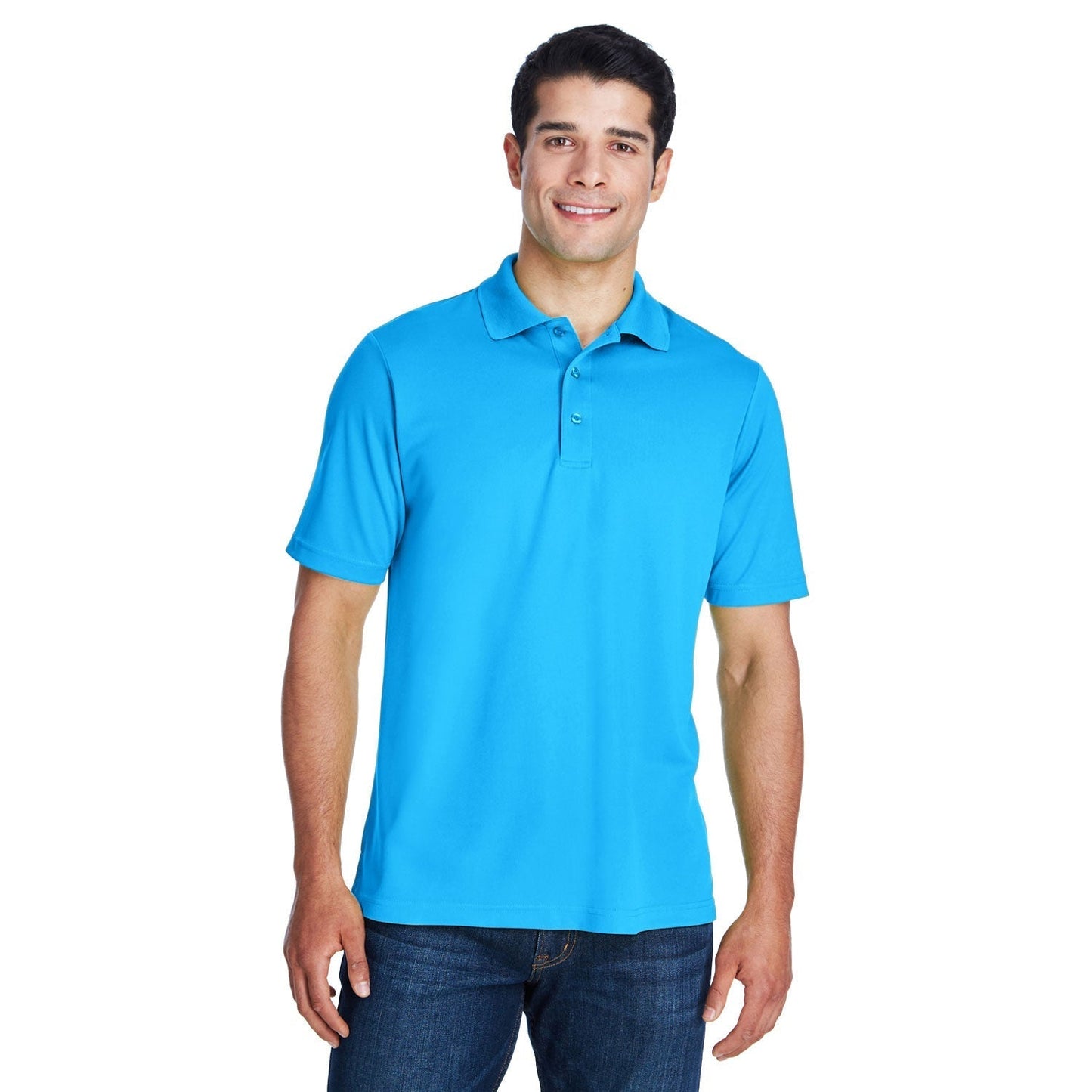 Black Polo Shirt - Core 365 - Performance Pique