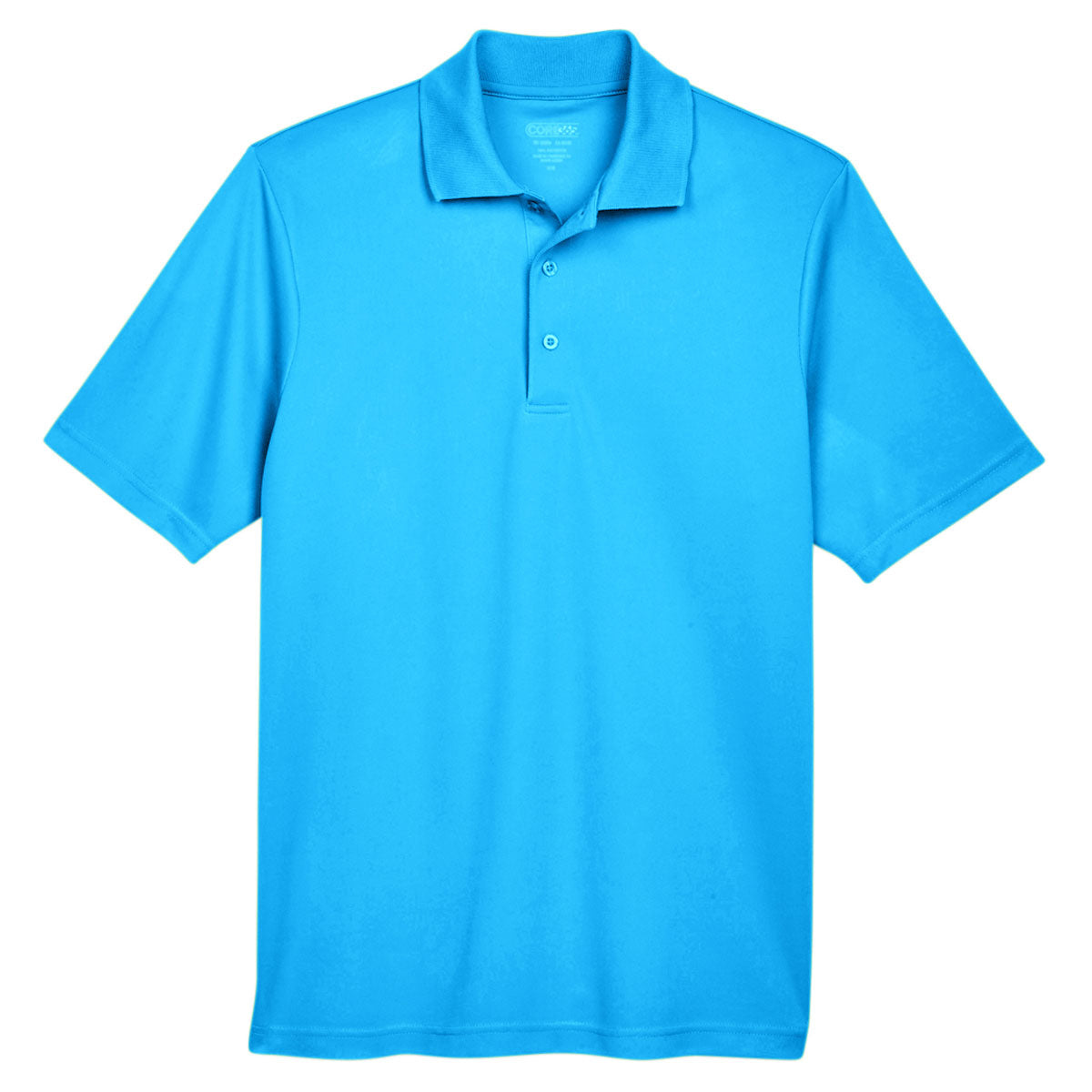 Black Polo Shirt - Core 365 - Performance Pique