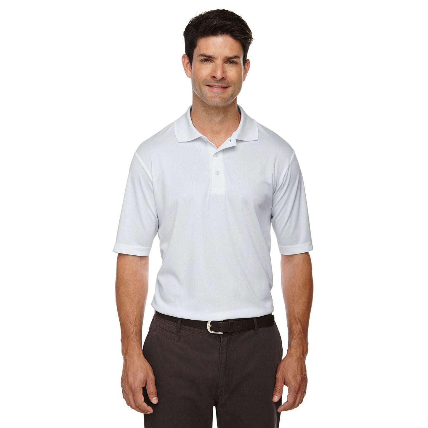 Black Polo Shirt - Core 365 - Performance Pique