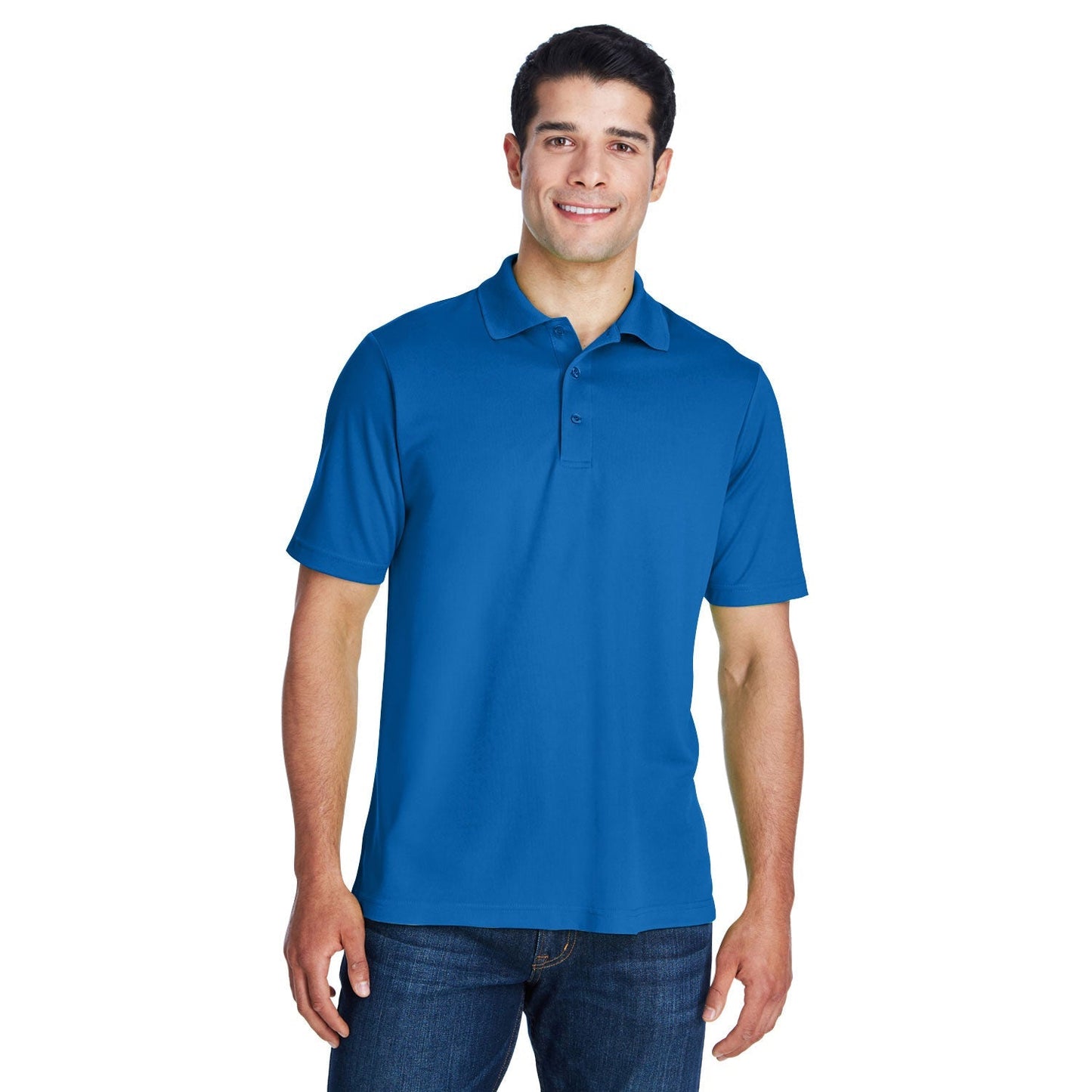 Black Polo Shirt - Core 365 - Performance Pique