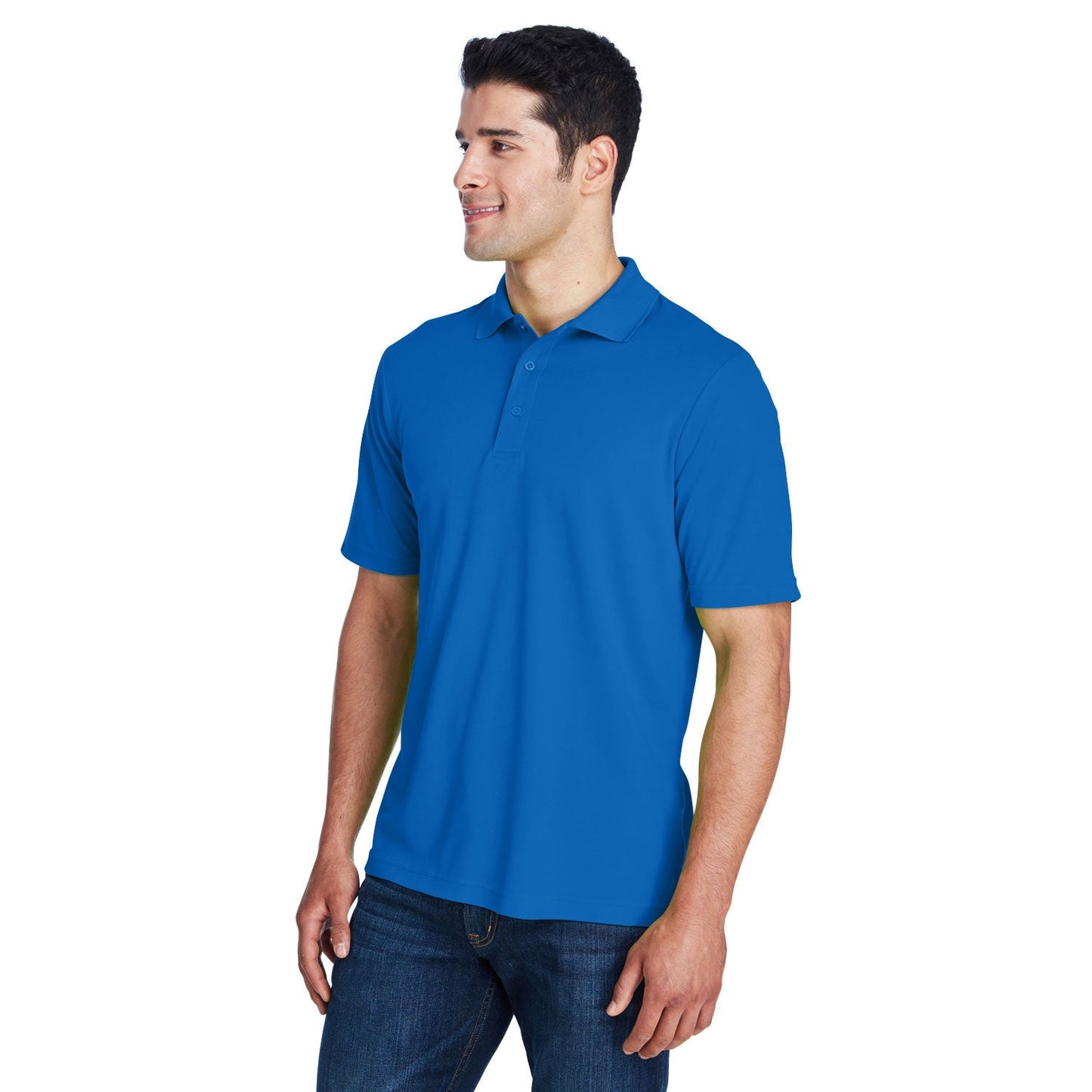 Black Polo Shirt - Core 365 - Performance Pique