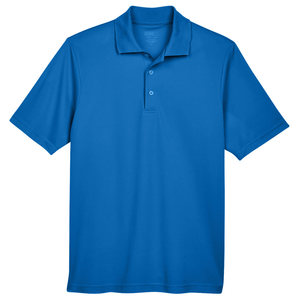 Black Polo Shirt - Core 365 - Performance Pique