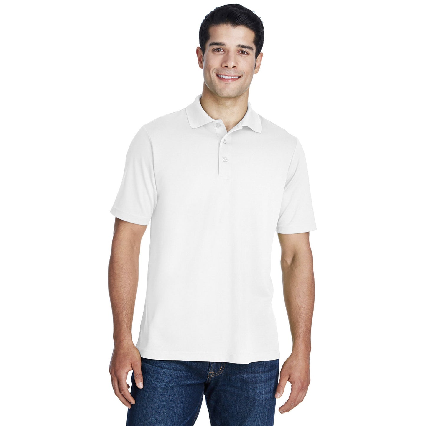 Black Polo Shirt - Core 365 - Performance Pique