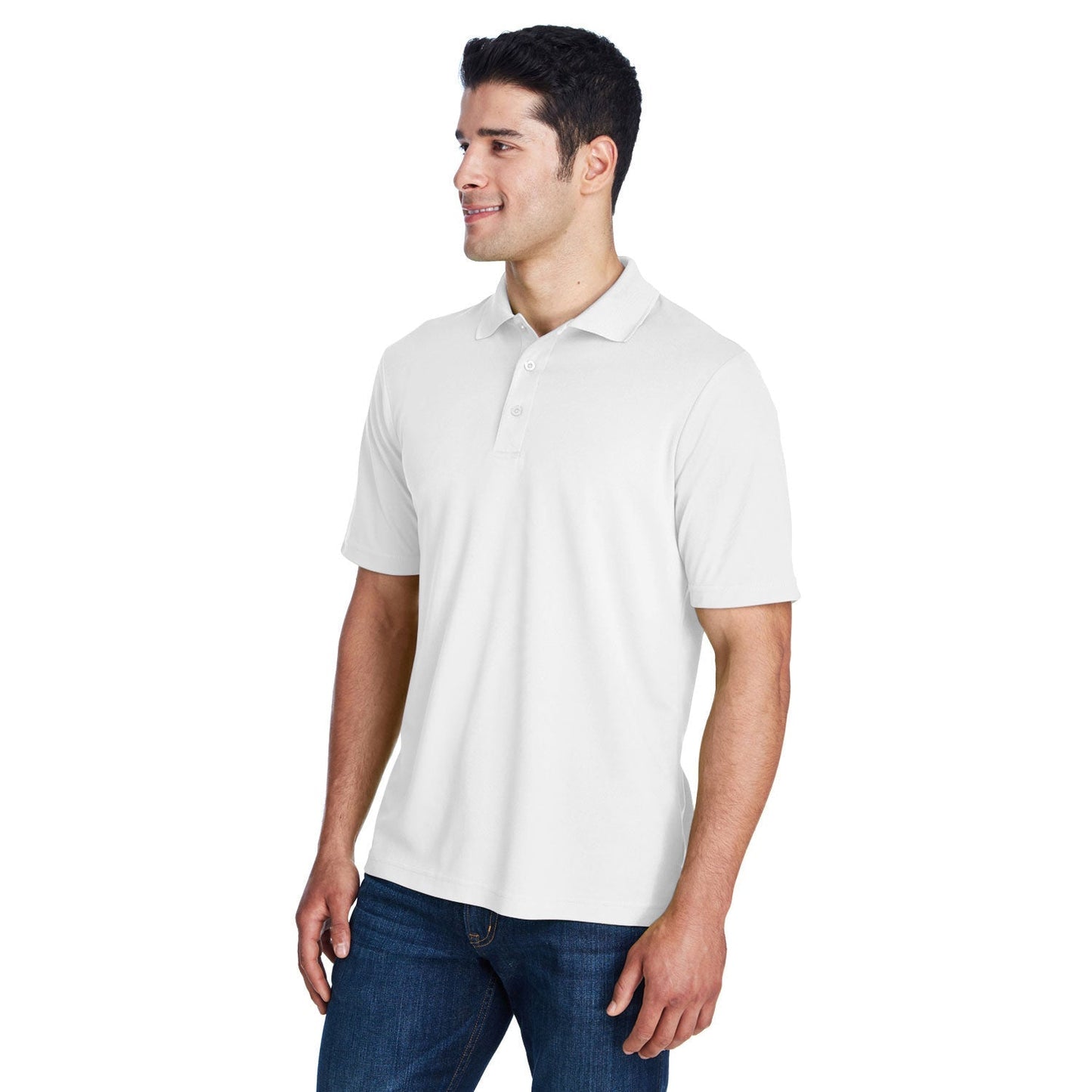 Black Polo Shirt - Core 365 - Performance Pique