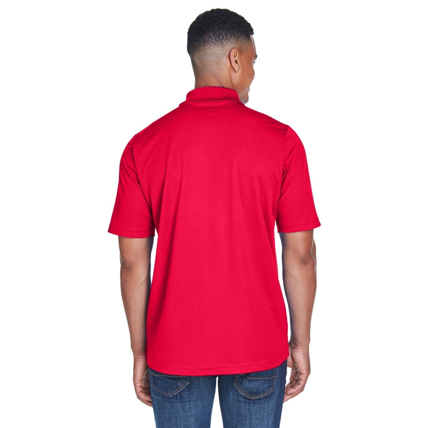 Black Polo Shirt - Core 365 - Performance Fabric
