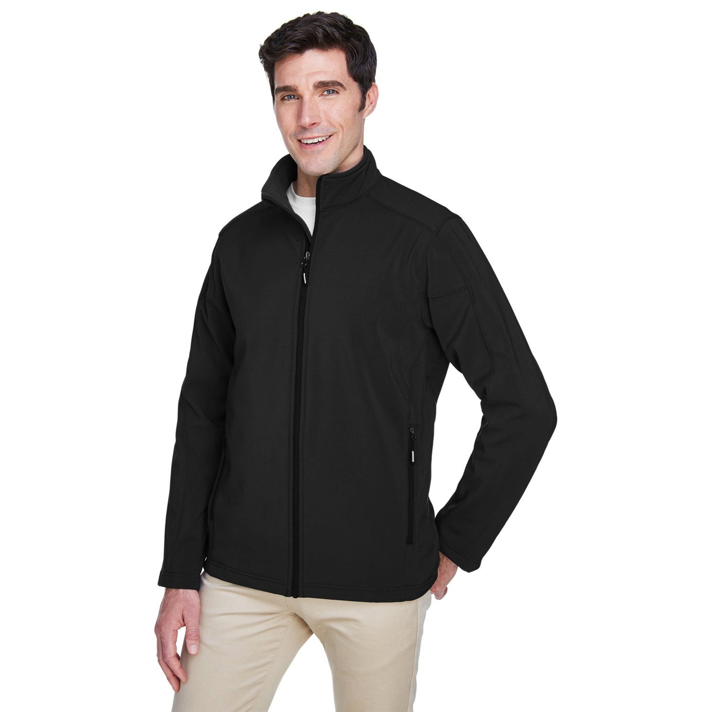 Black Jackets - Core 365 - Fleece Bonded Soft Shell