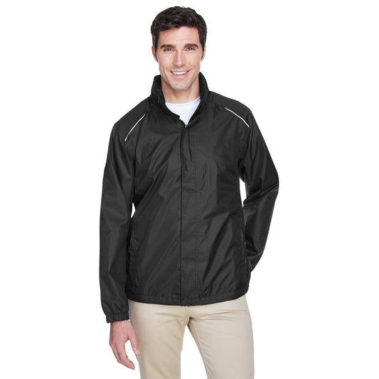 Black Lightweight Jacket - Core 365 - Waterproof Design