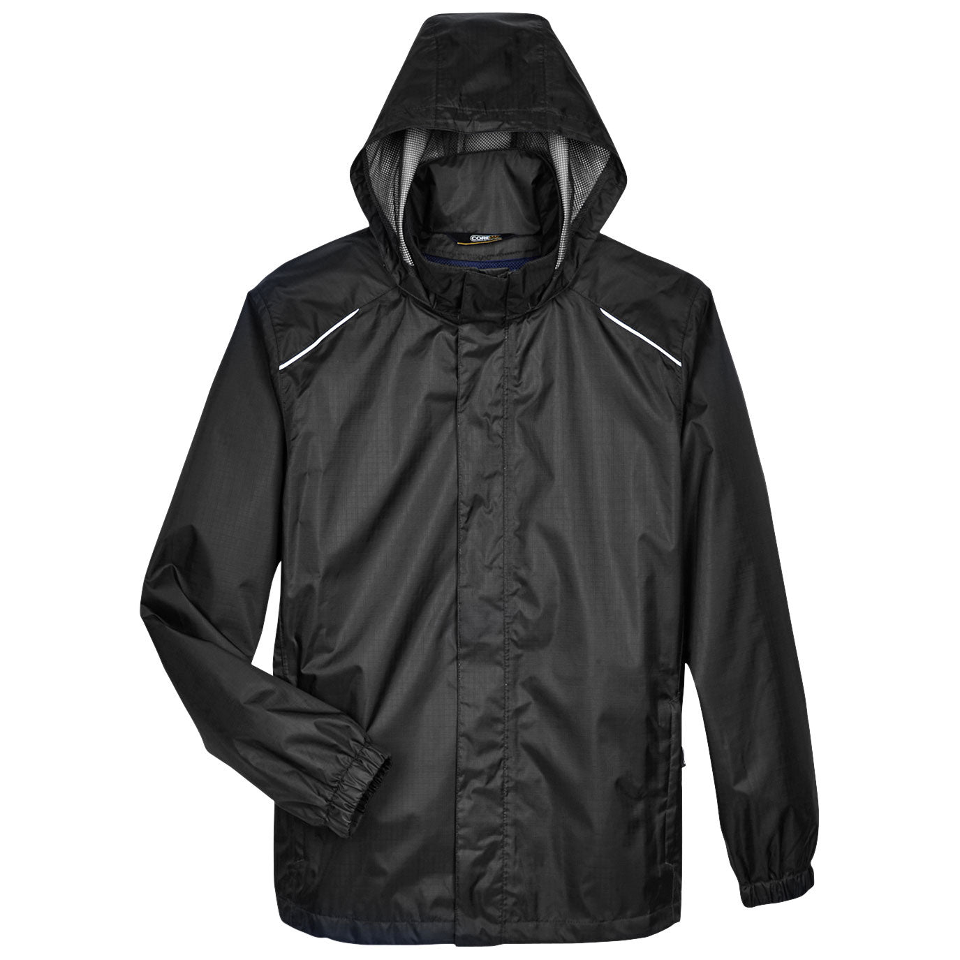 Black Lightweight Jacket - Core 365 - Waterproof Design