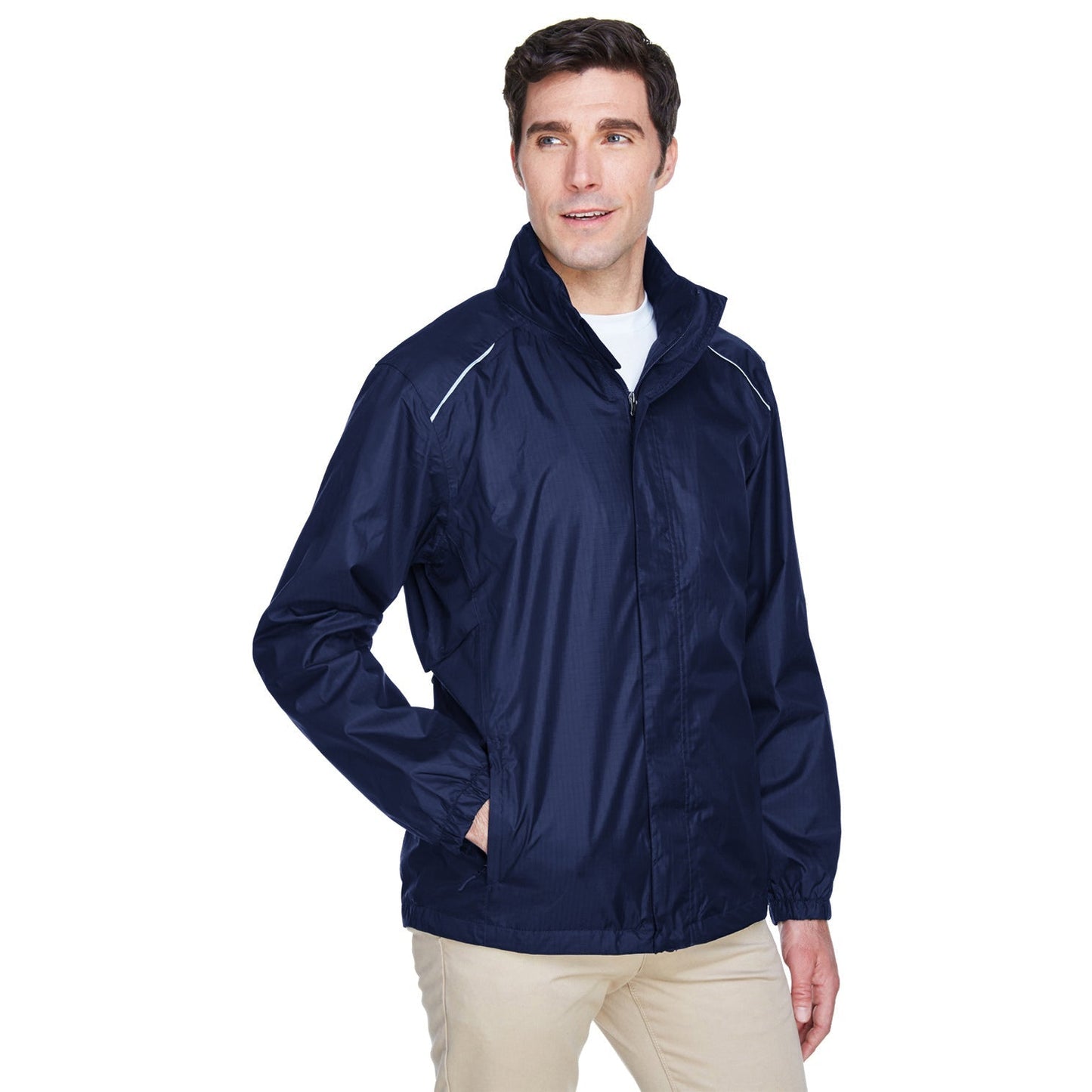Black Lightweight Jacket - Core 365 - Waterproof Design