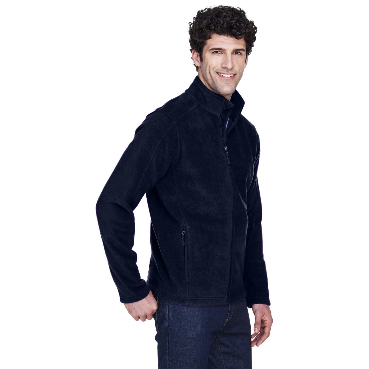 Black Fleece Jacket - Core 365 - Tall Sizes Available - Warm Fabric